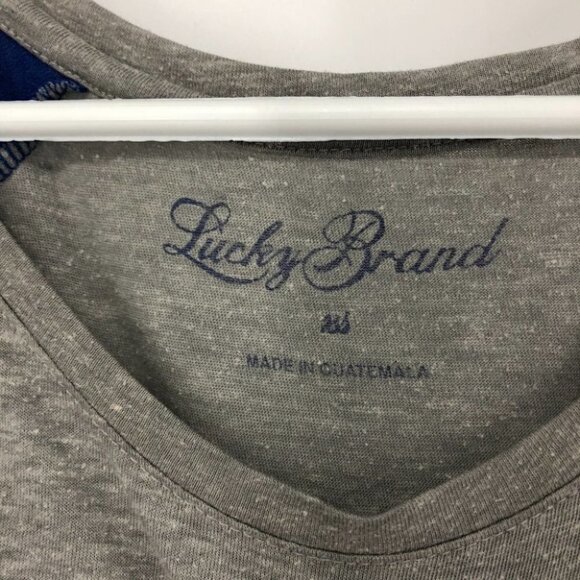 Lucky Brand grey blue graphic t-shirt - Picture 3 of 13